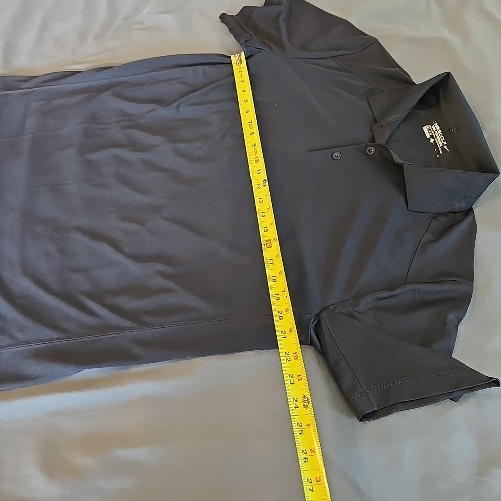 Nike Golf Tour Performance Dri-Fit Polo Shirt Mens L Black Moisture Wicking - Picture 9 of 13